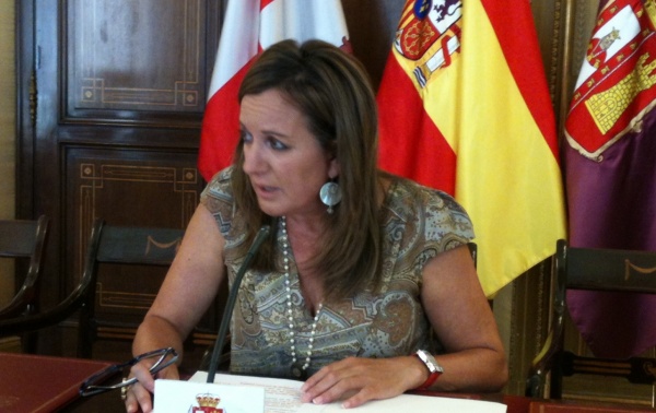 La portavoz de UPyD en la Diputación Provincial de Burgos.